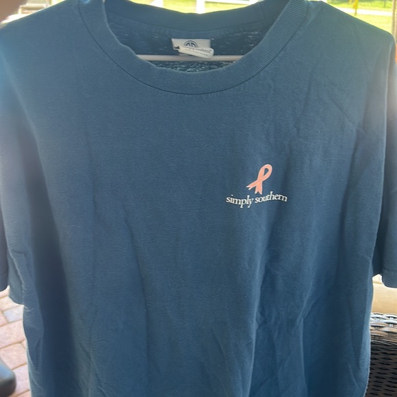 Simply Southern Breast Cancer Awarness T-shirt Follow Your Hope Pink sz XL GUC - Picture 10 of 13
